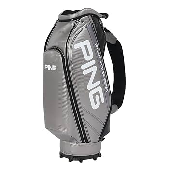 PING キャディバッグ グレー Amazon.co.jp: ソフトPU メンズキャディバッグ CB-U2502 38298